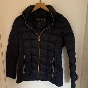 Michael Kors Women's Navy Puffer Jacket